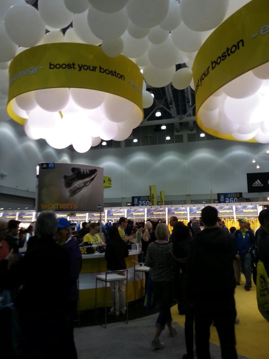 Boston marathon freebies