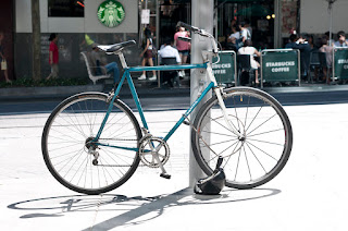 DeLorean, bike, bicycle, push bike, the biketorialist, biketorialist, tim macauley, timothy macauley, Melbourne, Victoria,  Australia, swanston st, 12 speed, handlebars, cruiser, hillman, street, dia compe, arx, brake, brakes     