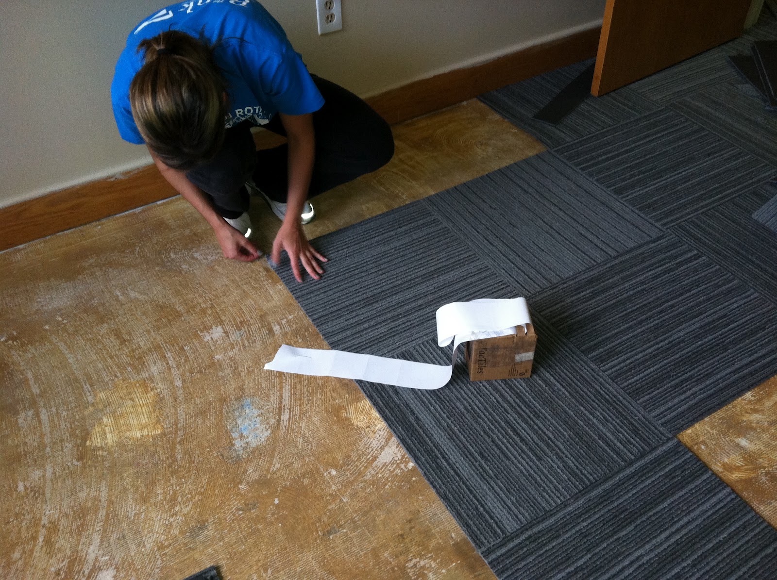 carpet laying tile local shelter children rewarding spend helping hours couple super