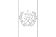Mapa y Bandera de Guatemala para dibujar pintar colorear imprimir recortar y . guatemala 