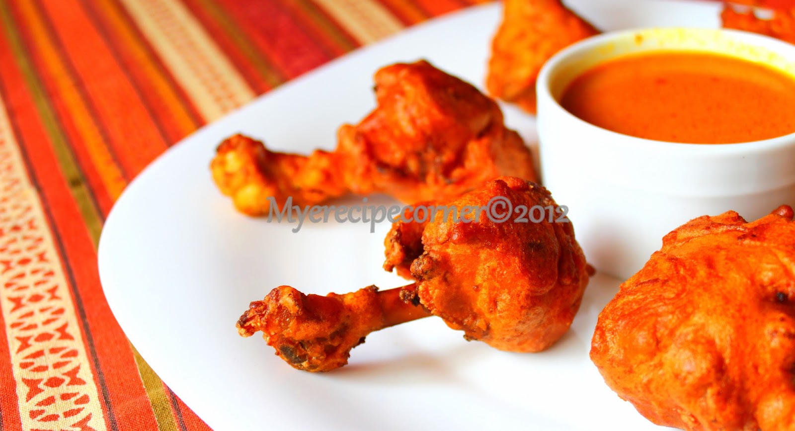 Chettinad Chicken Chops / Deep Fried Chicken Lollipops Chettinad Style