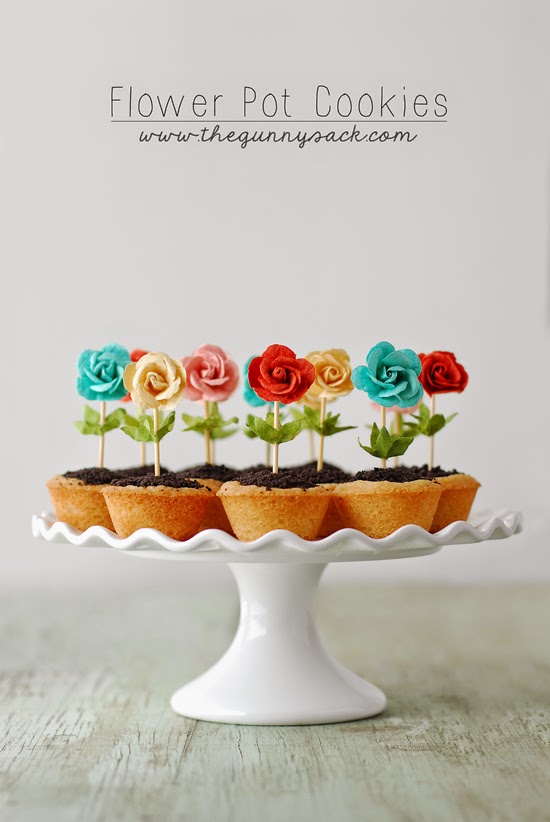 Flower Pot Cookies DIY Craft Projects
