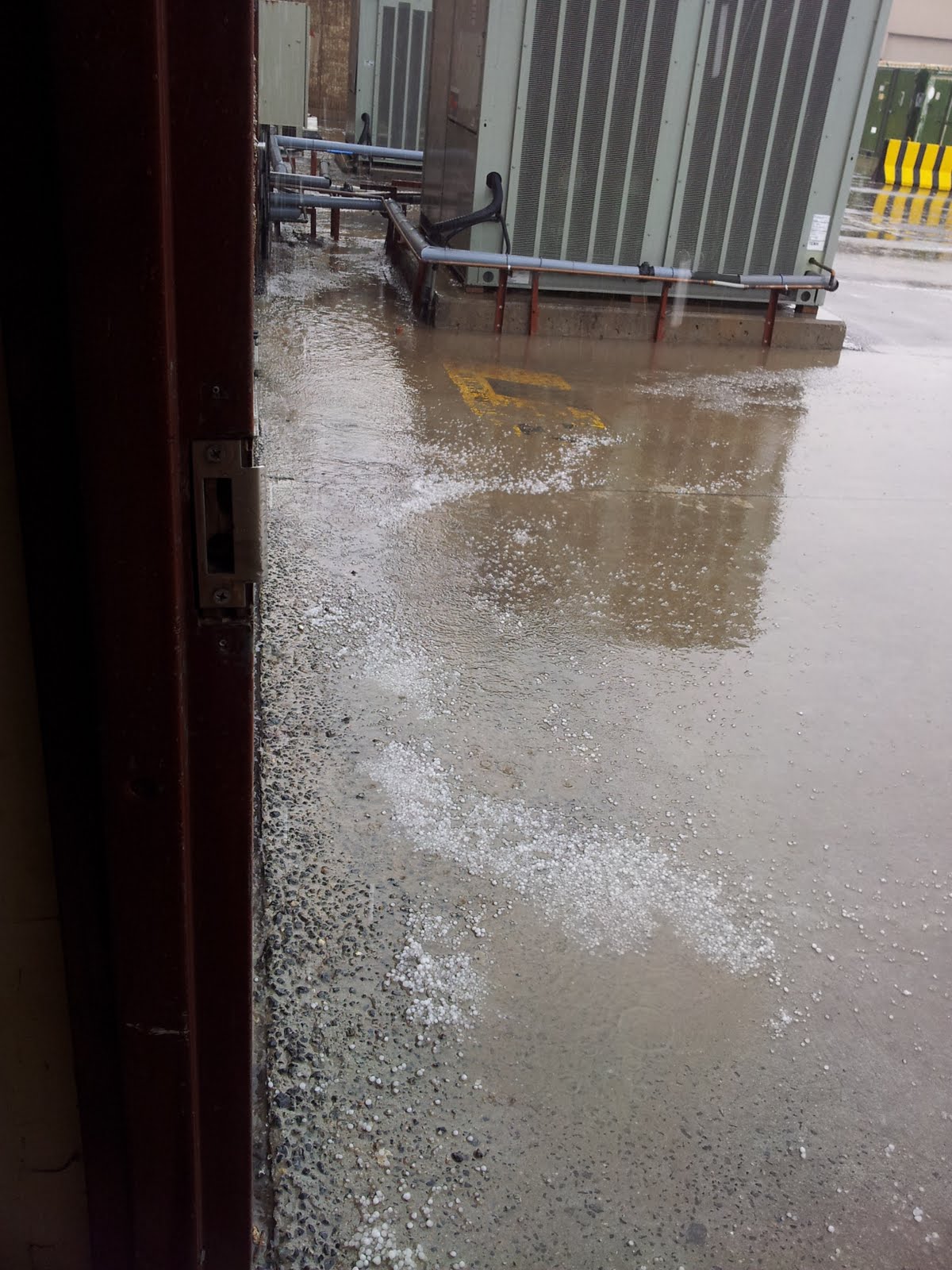 Snow in Kuwait! Well sort of.... Life in Kuwait