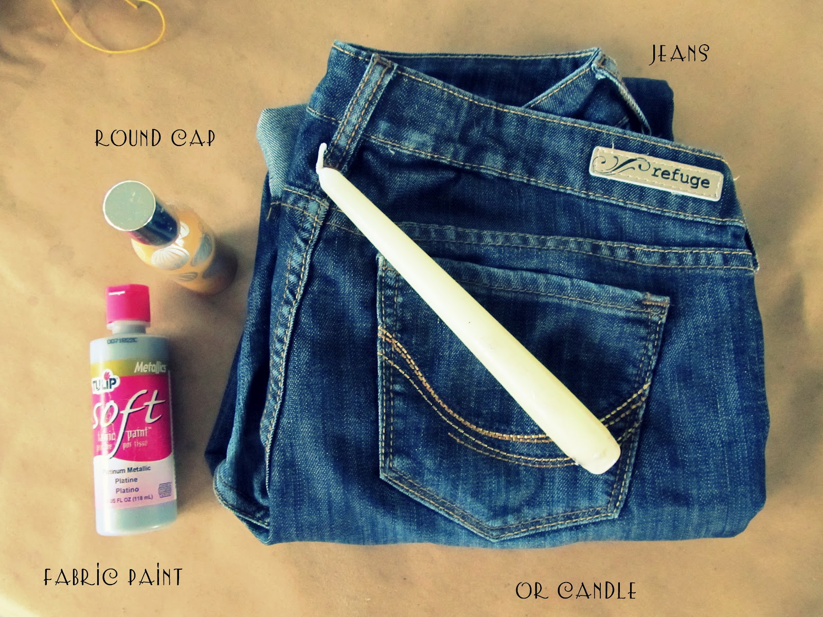 WobiSobi Seeing Spots. Polka Dot Jeans, DIY