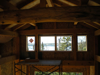 Ely Minnesota, integrity window, log beam, timberframe