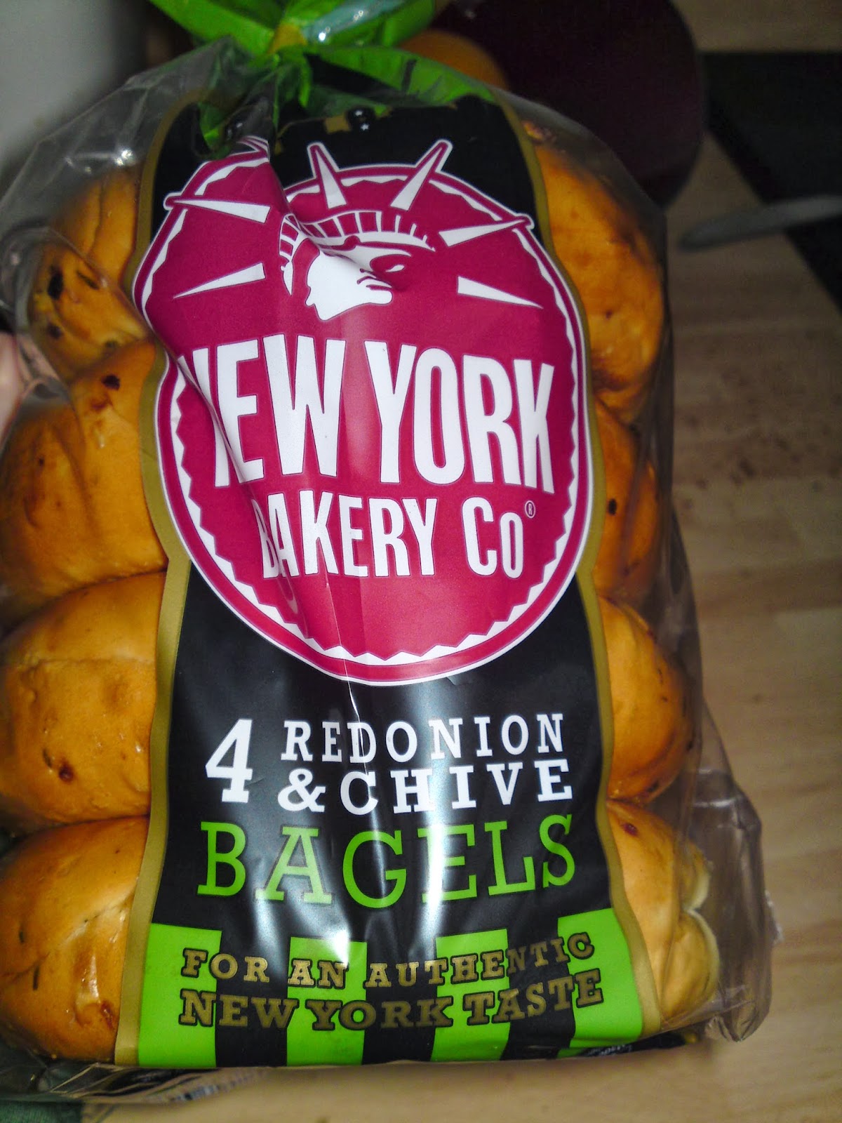 Lactose Free UK New York Bakery Co Red Onion & Chive Bagels