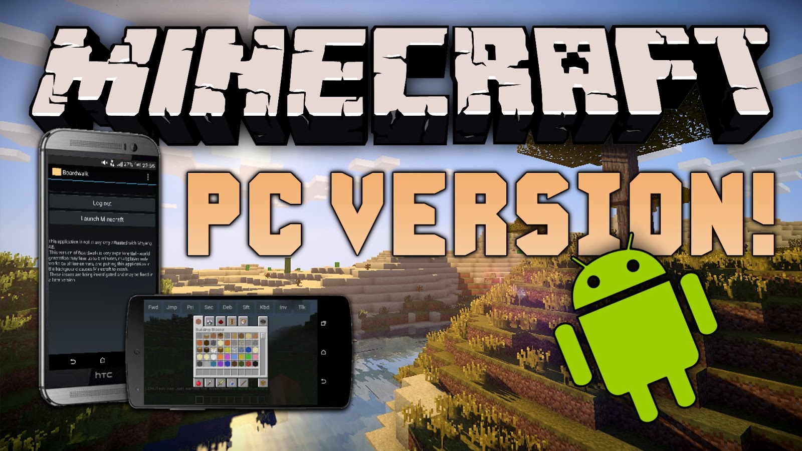 COMO JOGAR MINECRAFT DE PC NO ANDROID [DOWNLOAD]