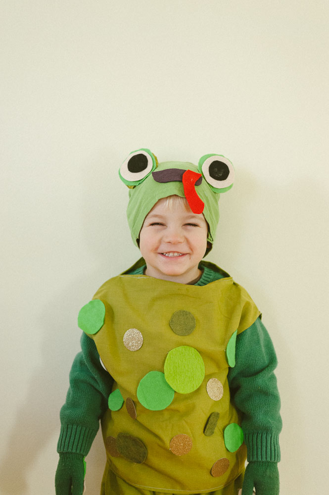 Living the Swell Life little boy frog costume