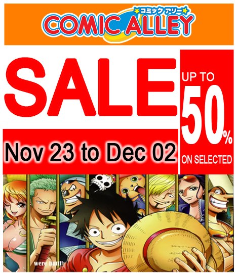 Comic Alley Sale Nov 23 to Dec 2 2012 | Pamurahan - Your Ultimate