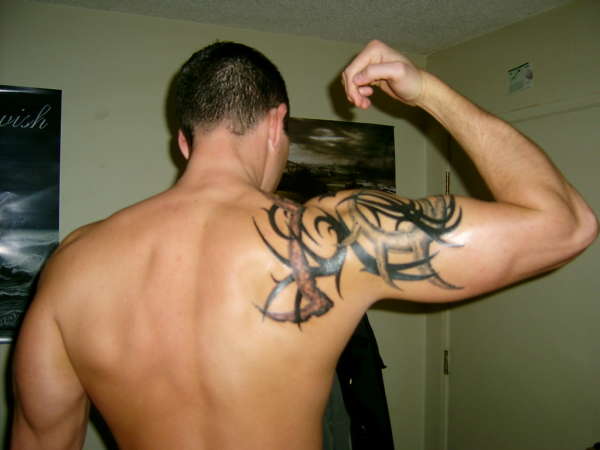 Back And Shoulder Tattoos For