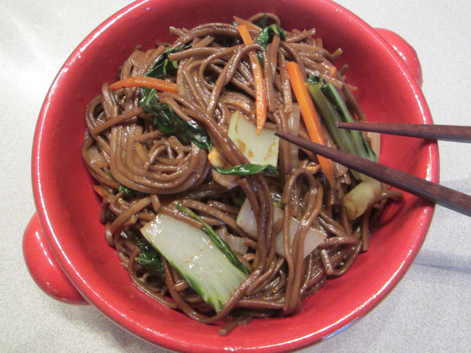 Effortnesslessly Buckwheat Noodles Stir Fry