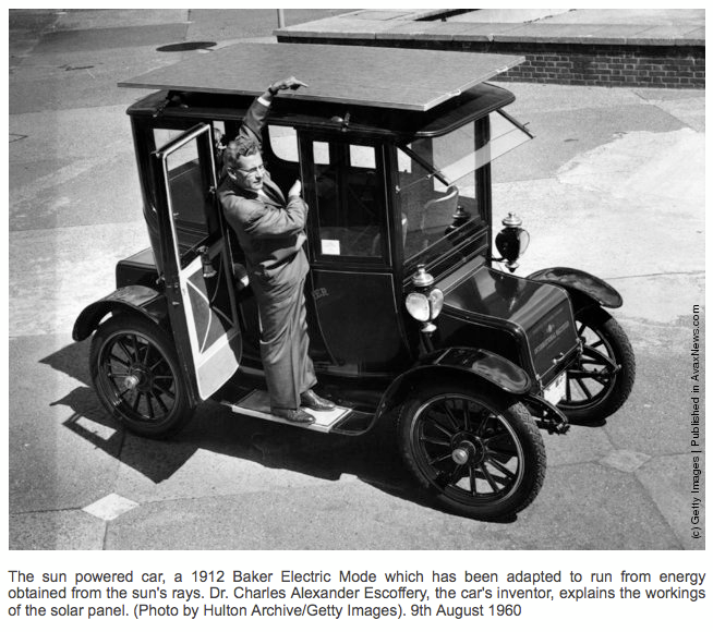 This Blog Will Blow Your Mind! The First Solar Car 1960 Around for
