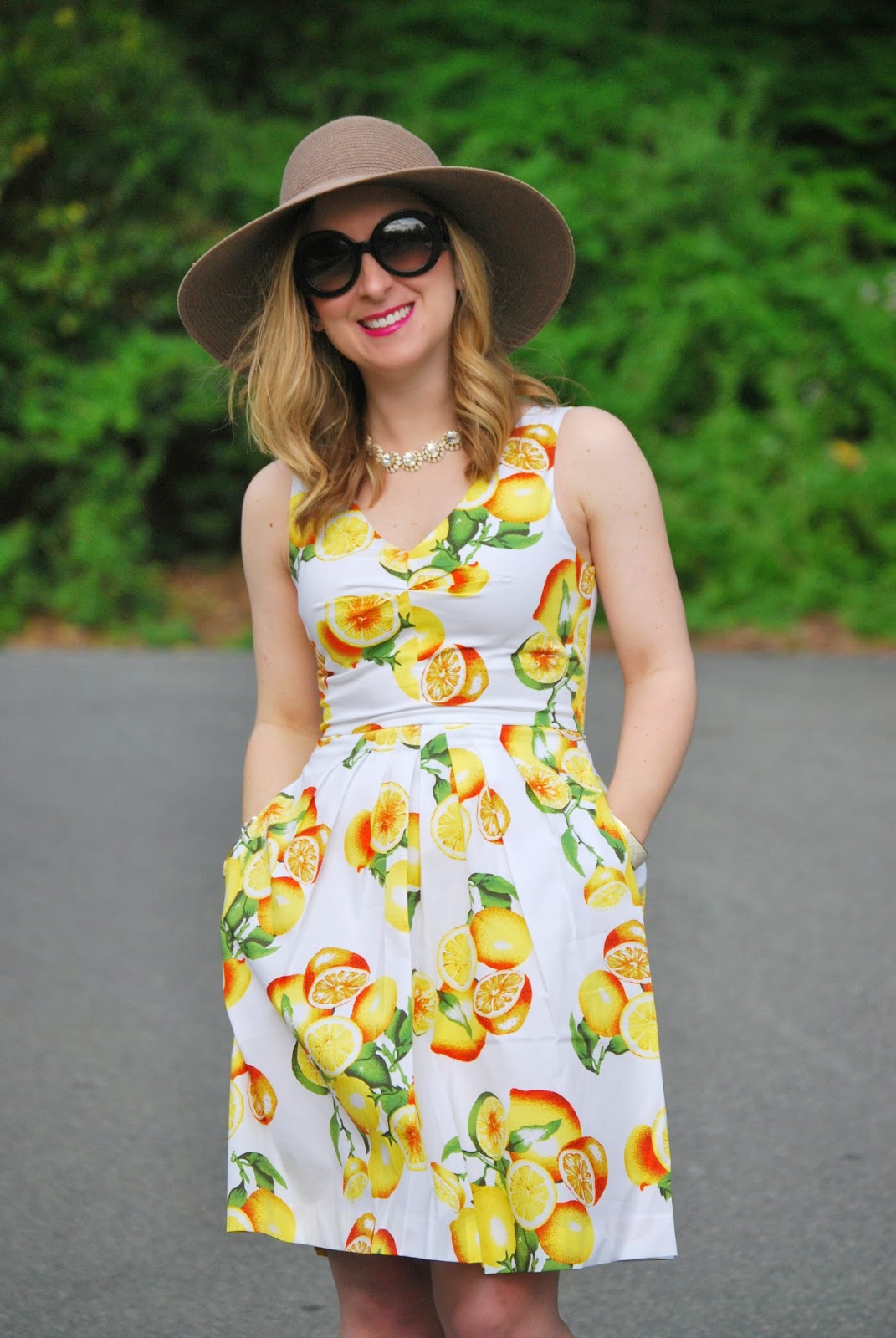 banana republic lemon dress