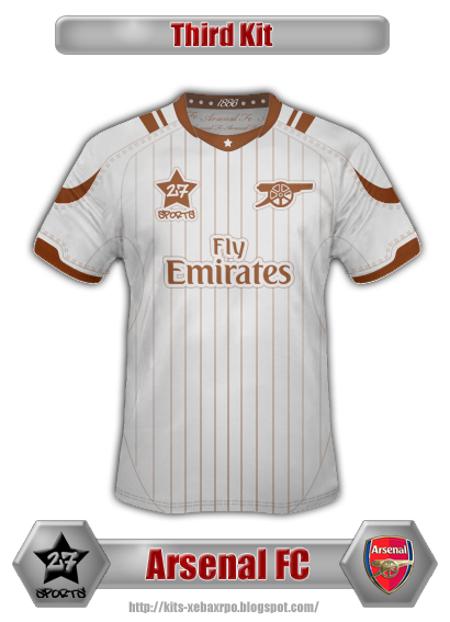 Kits by xebax Arsenal+Third