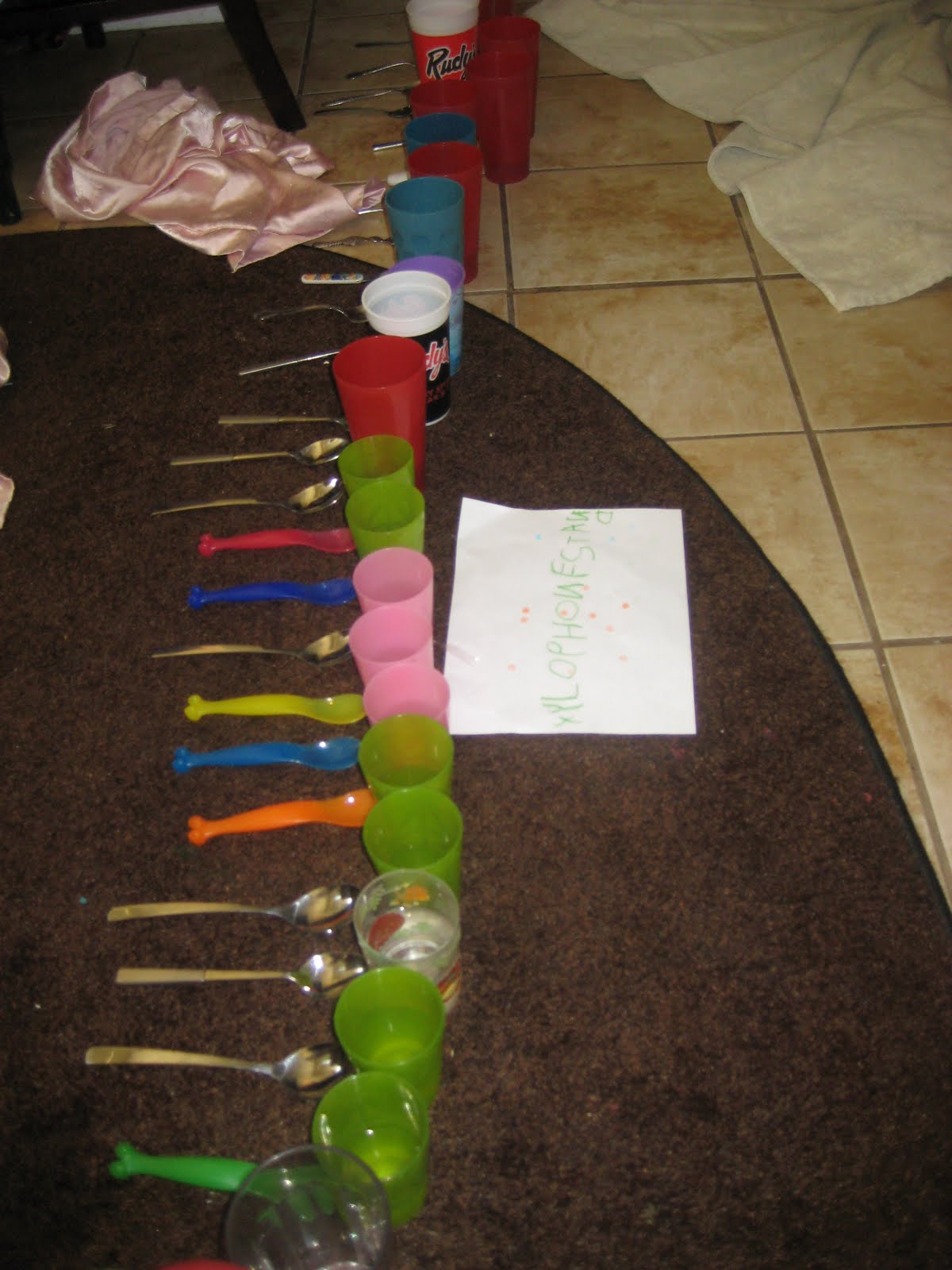 The Clueless StayatHome Mom How to Make a Xylophone Stand