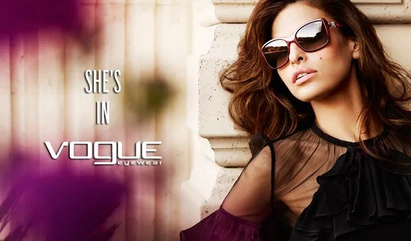Eva Mendes stars for the Vogue Eyewear Spring/Summer 2014 Campaign