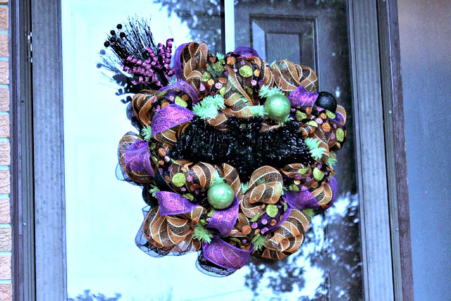 Halloween Deco Mesh Wreath