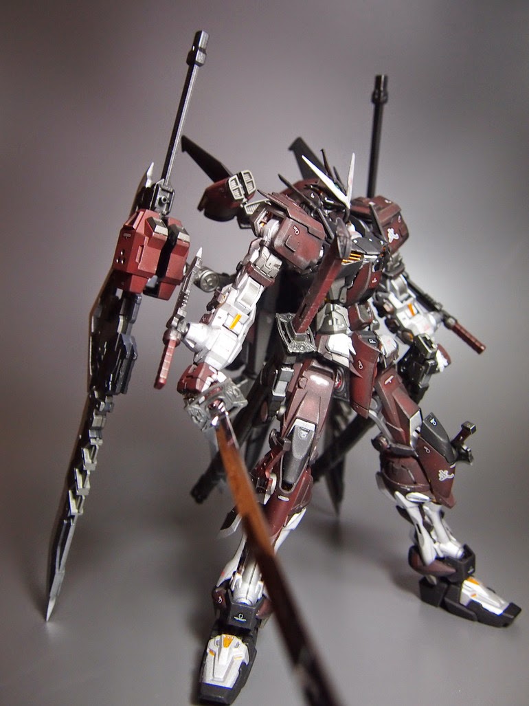 MG 1/100 Gundam Astray Red Frame "Shinobu" Custom Build Gundam Kits