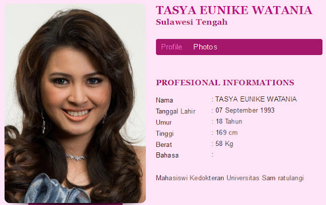 Foto 33 Finalis Miss Indonesia 2012