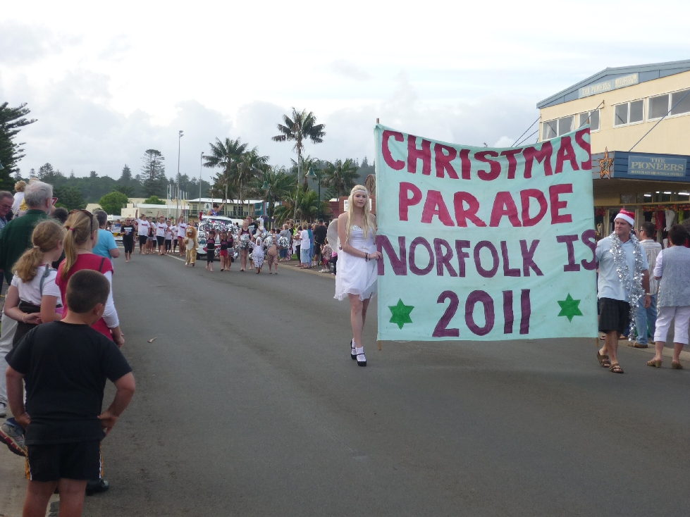 Burnt Pine Christmas parade, Norfolk island, Norfolk