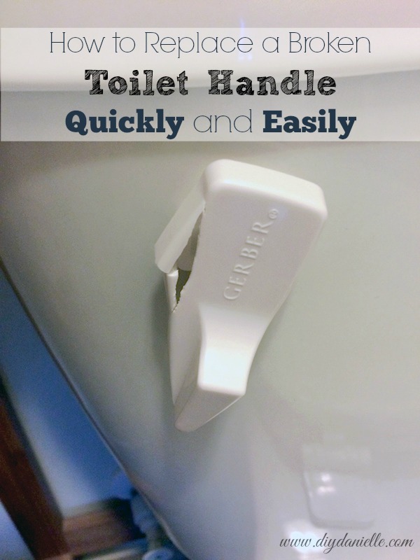 How to Fix a Broken Toilet Handle DIY Danielle
