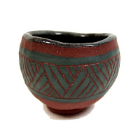 Incised Hand Formed Pinch Pot