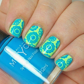 Painted Nubbs: Weekend Nails