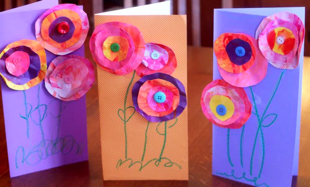 easy and simple card art for kids