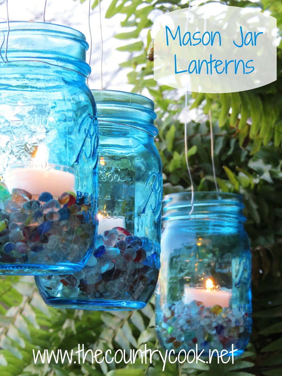 Mason Jar Lanterns The Country Cook