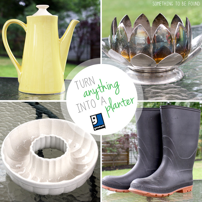 Something to be Found Goodwill DIY Project 9 Planters