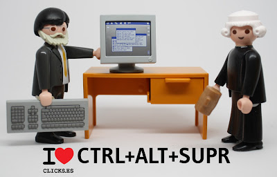 I love clicks CTRL + ALT + SUPR