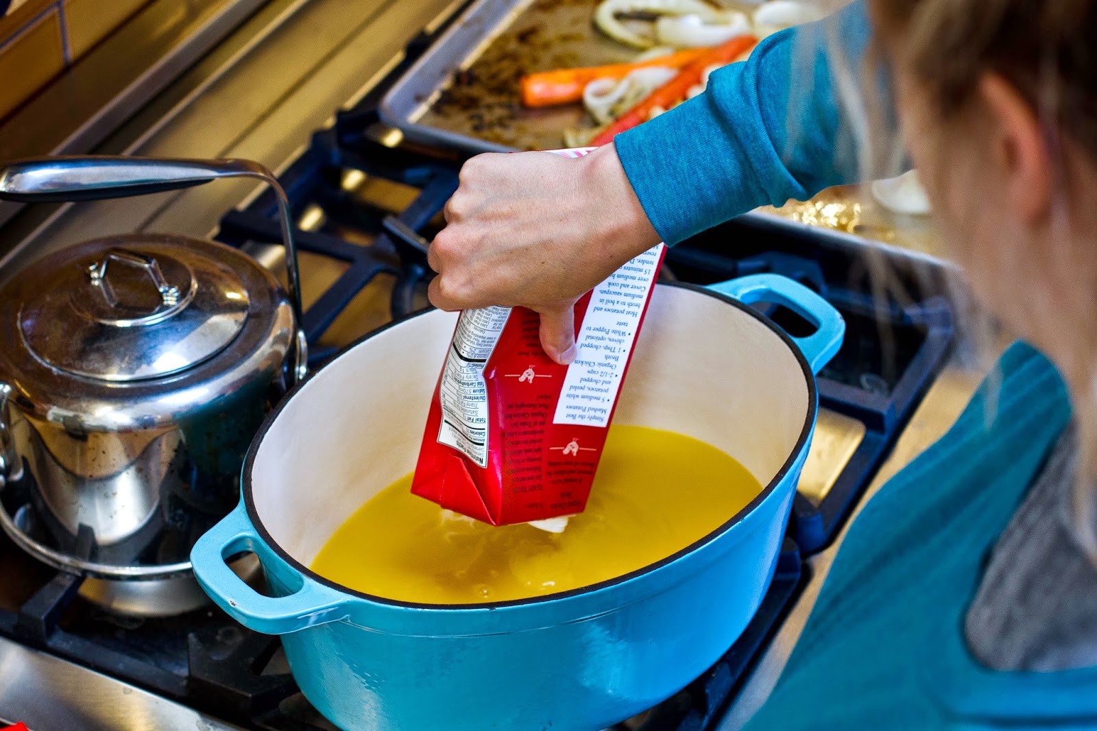 Bon Appétempt Roast Lemon Chicken Soup