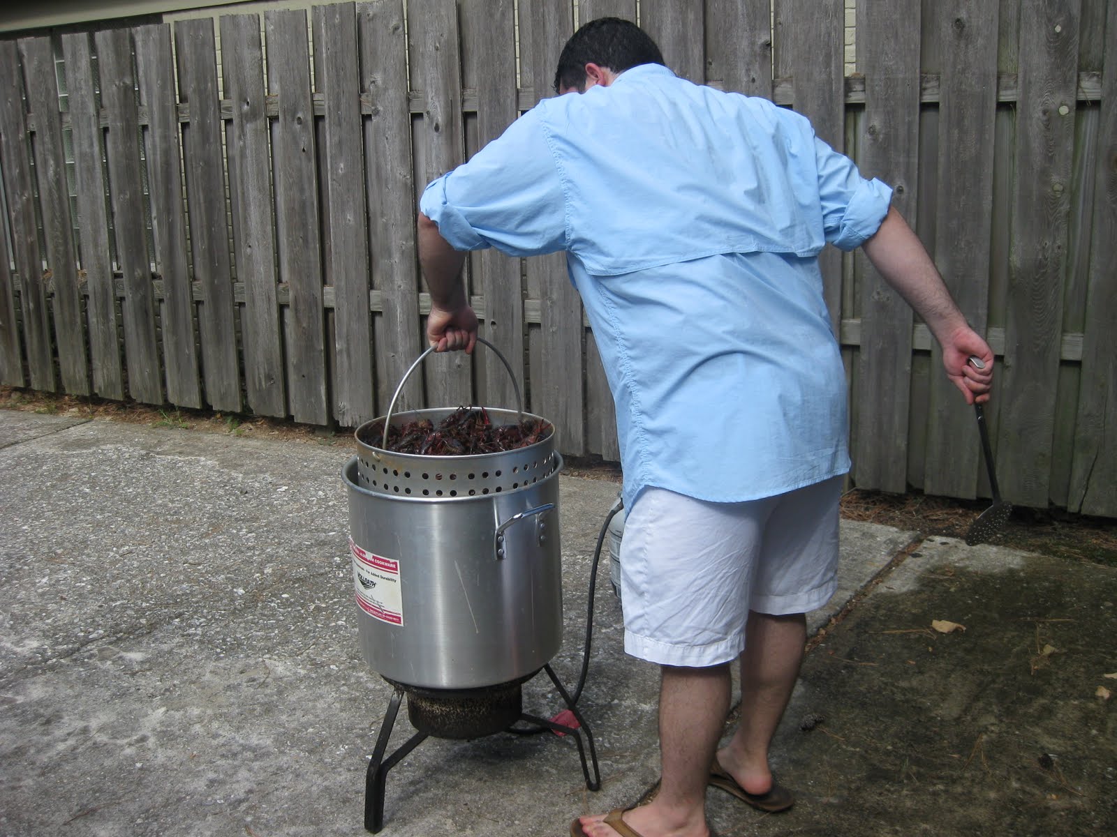 Stories of me Memorial Day Crawfish Boil