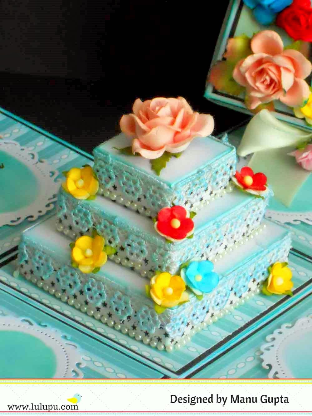 Lulupu The Craft Lounge Explosion Box with a 3D cake Tutorial