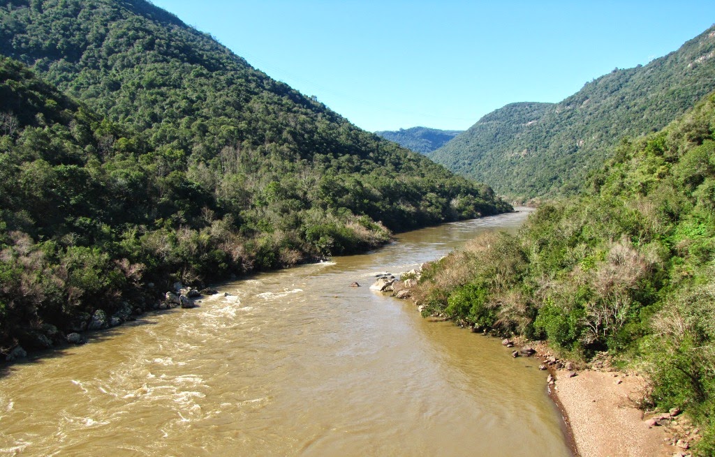 CAMINHOS DO SUL CACHOEIRÃO DO RIO DAS ANTAS, NOVA PÁDUA, JULHO DE 2014