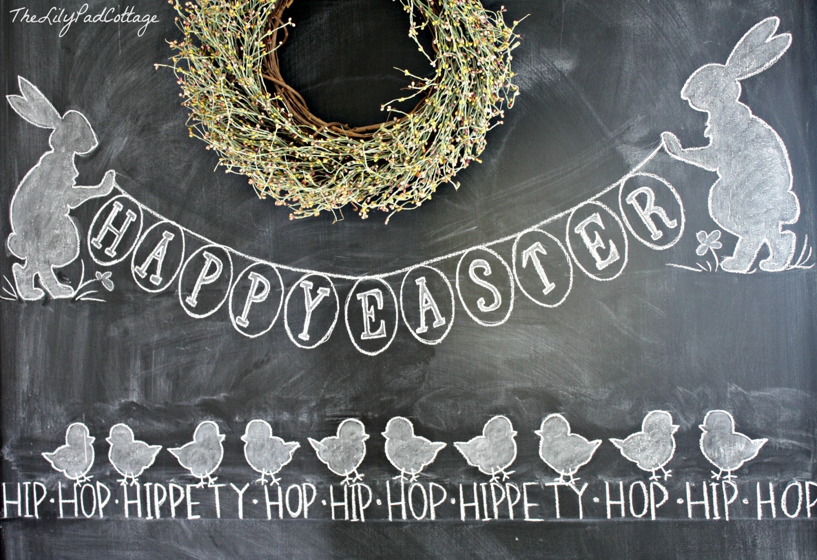 Easter Chalkboard The Lilypad Cottage