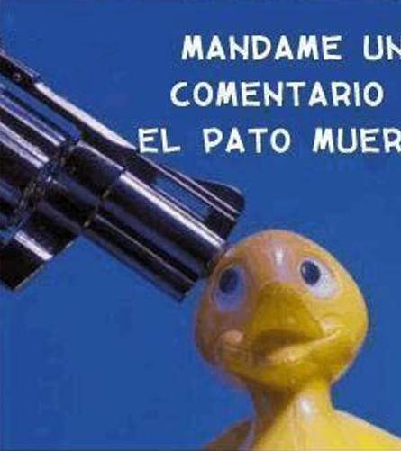 Pobre patito...