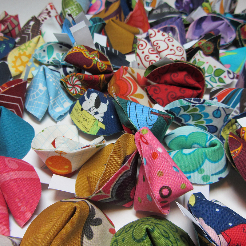 On The Mend Fabric Fortune Cookie Recipe by Anna Chan of Fabric Fun