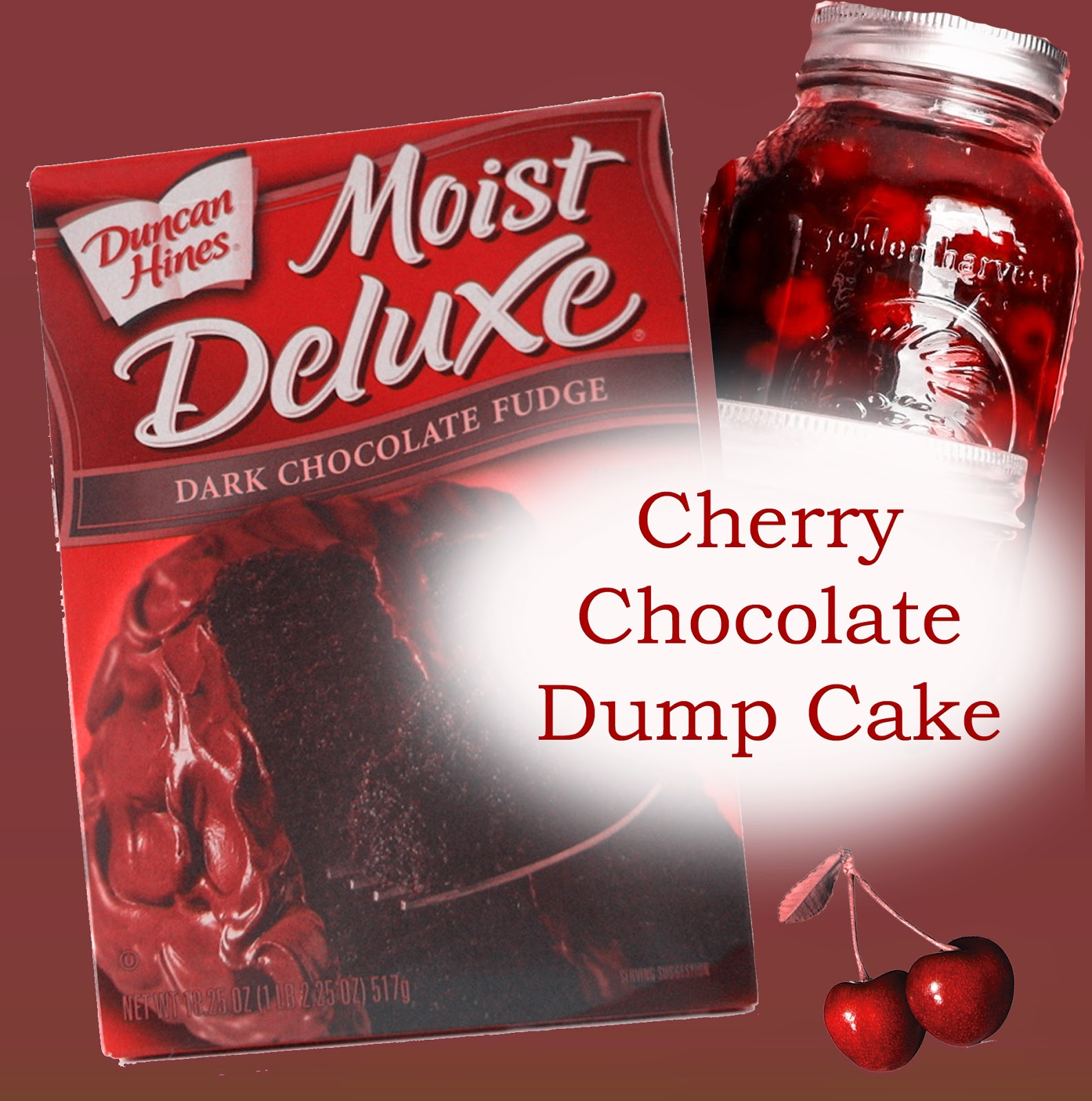 crock pot chocolate cherry dump cake Hippie Chic's Makings