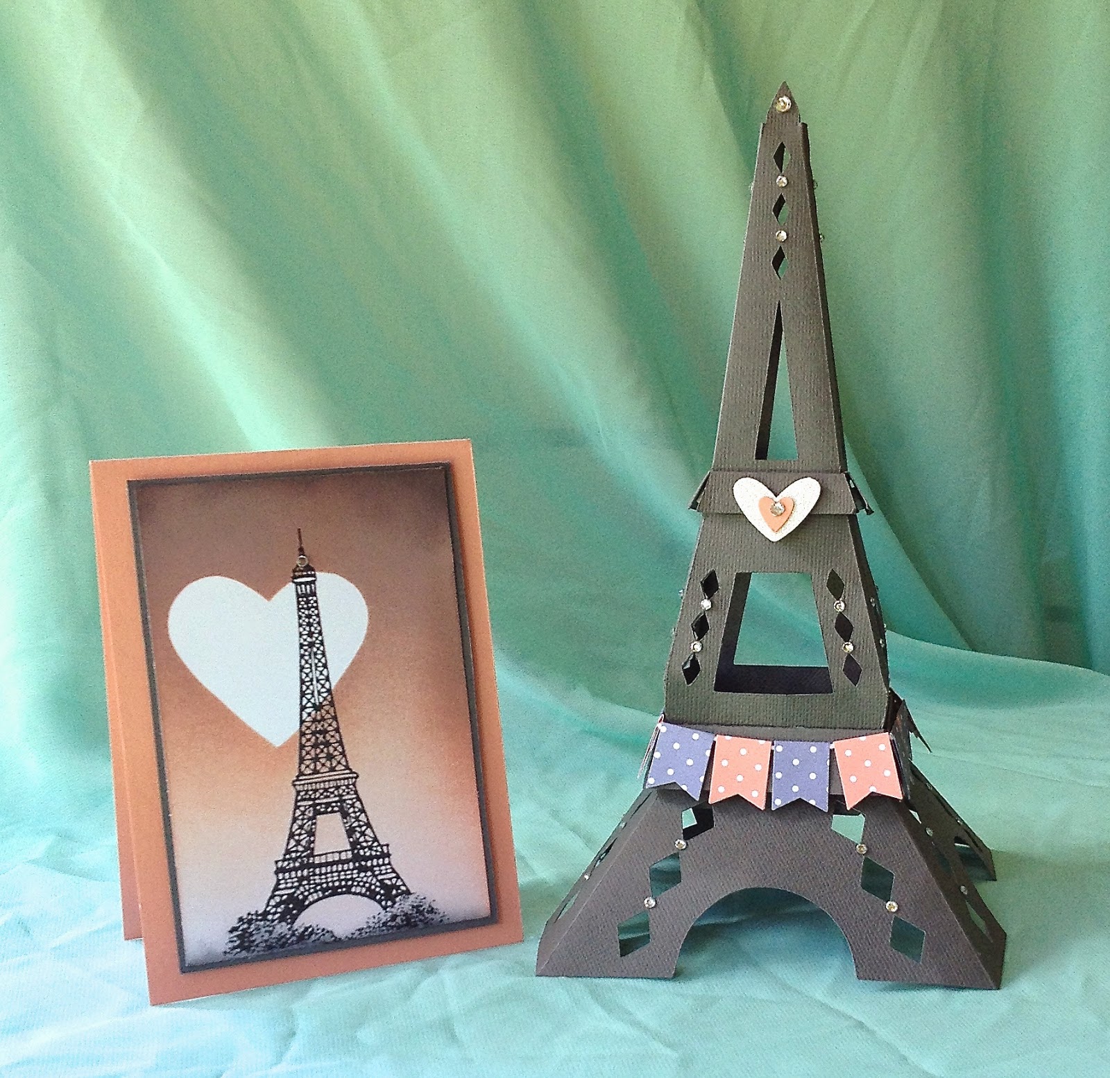 KB Papercraft: PCS Blog Hop - Eiffel Tower of Love