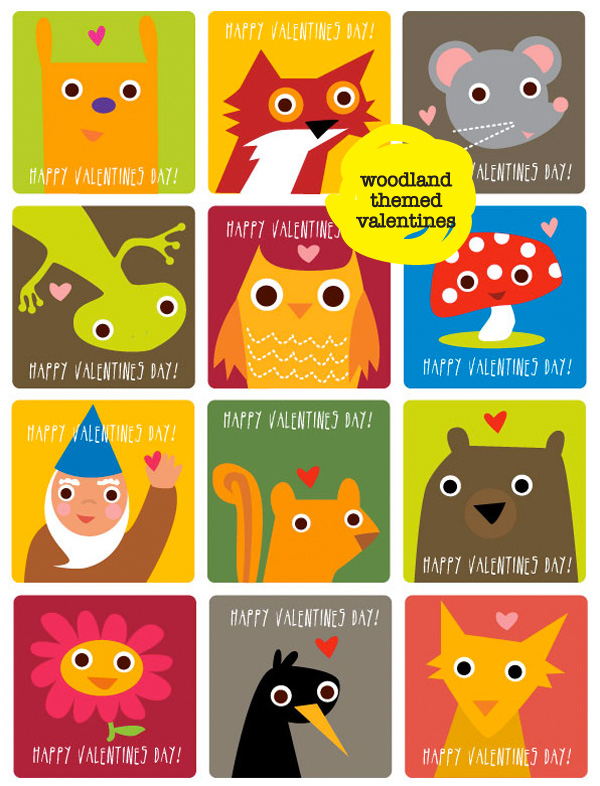 kids printable valentines