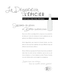 La dégustation de L'Épicier