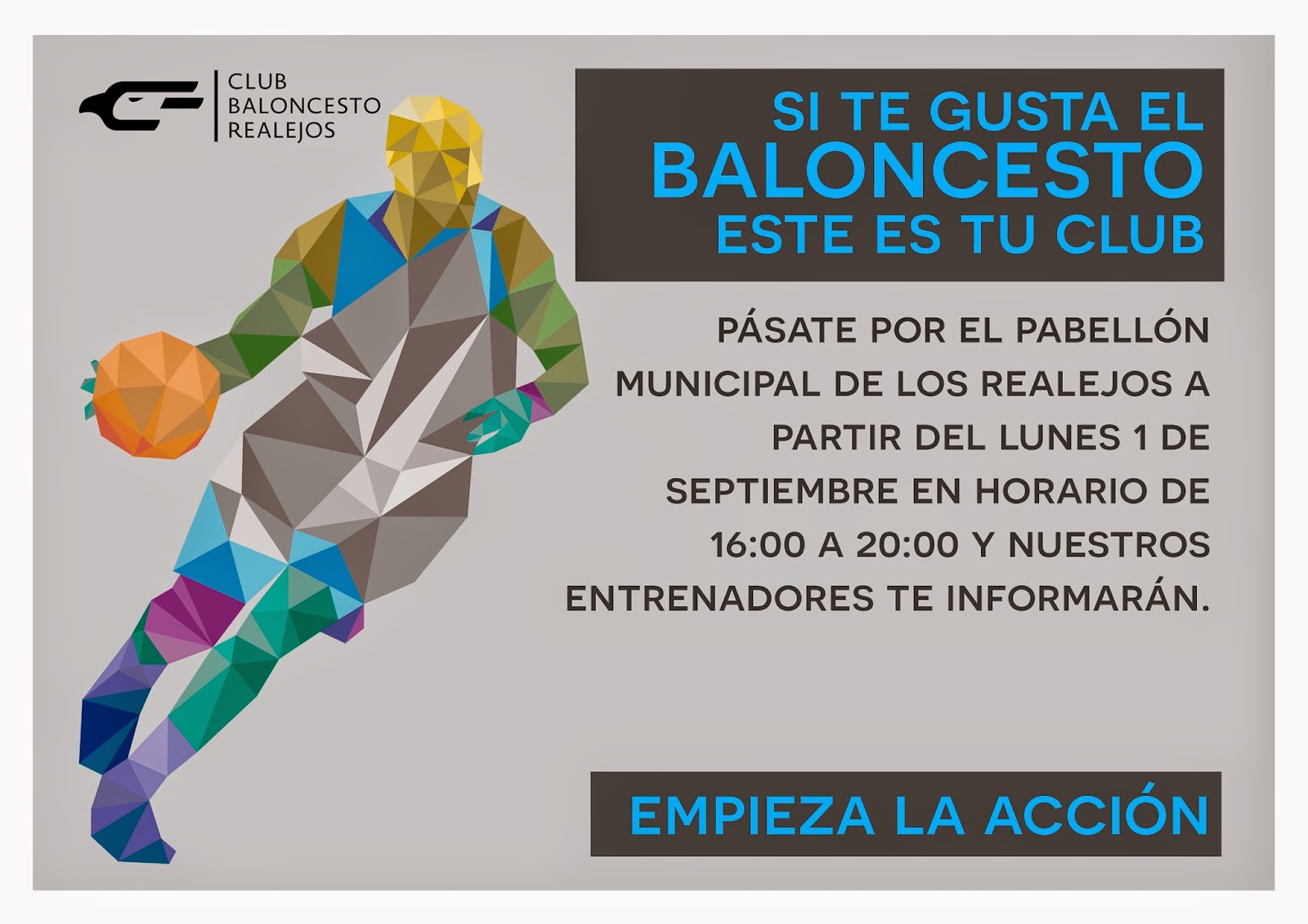 baloncestorealejos ¿Te gusta el baloncesto? ¿Quieres empezar a jugar?