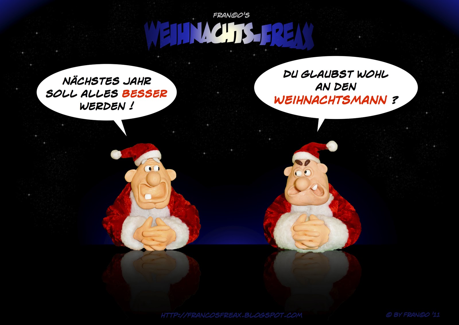 Franco's Freax: Die Freax: Heute ein Cartoon über Weihnachten und