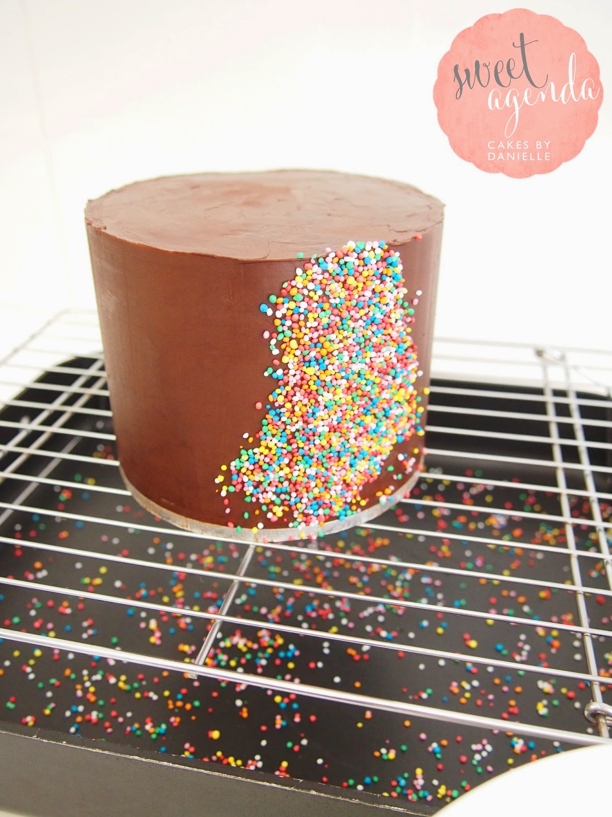 Sweet Agenda Cakes Sprinkle Cake TUTORIAL!