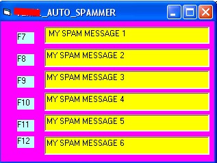 downloadable text spammer
