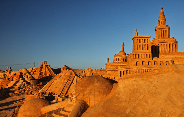Fantásticas esculturas de areia