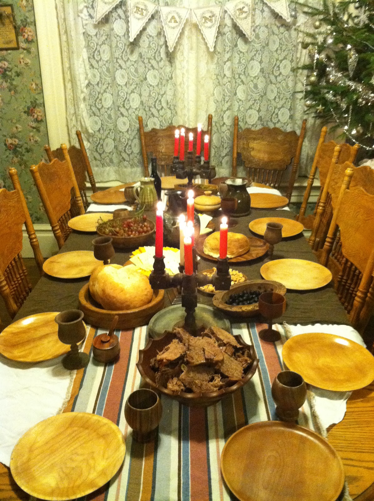 Pollyanna Reinvents Bethlehem Dinner for Christmas Eve