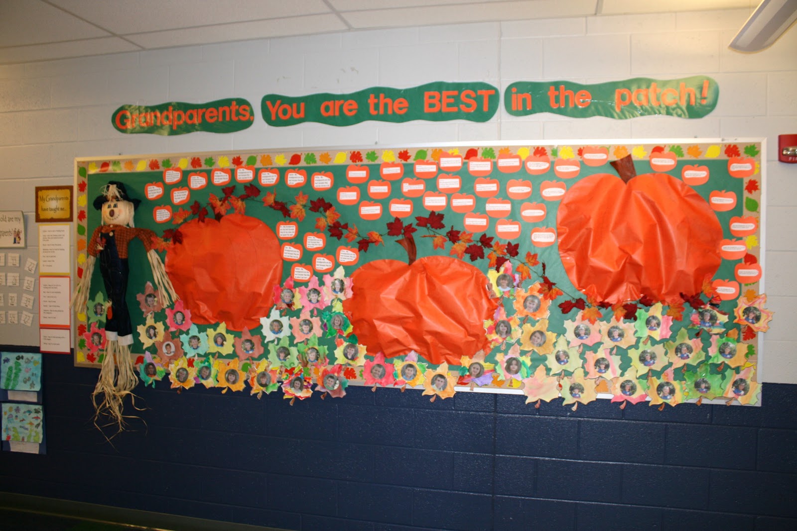 Mrs. Butterfield's First Grade Pumpkin Patch Bulletin Board