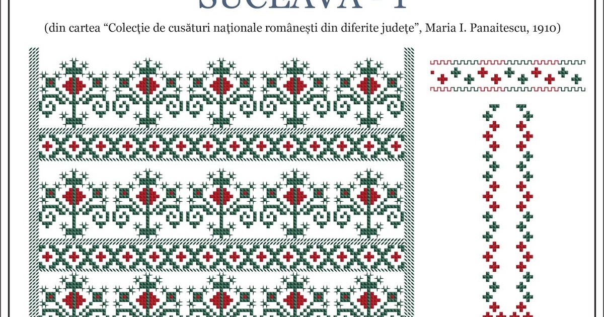 Semne Cusute iie din BUCOVINA, Suceava model 1
